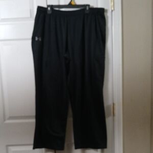 Under Armour Men's loose black sweatpants joggers Sz 2XL EUC